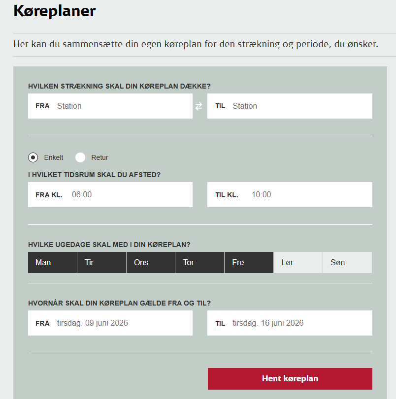 billede af en funktion på dsb hjemmeside