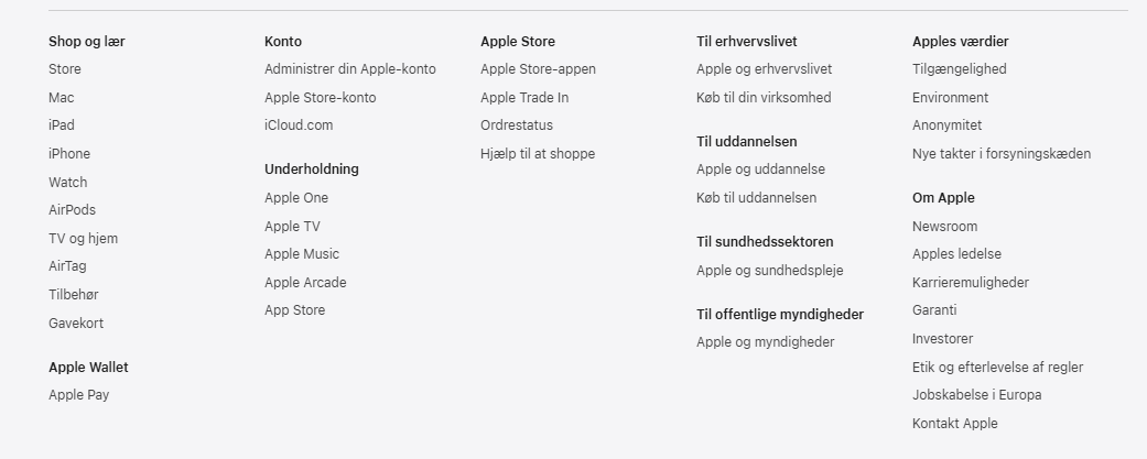 billede af navigations oversigt